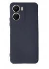 Mey İthalat®  Vivo Y16 Kılıf First Silikon - Lacivert