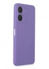 Mey İthalat®  Vivo Y16 Kılıf First Silikon - Lila