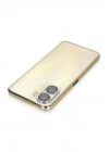 Mey İthalat®  Vivo Y16 Kılıf  Lensli Silikon - Gold