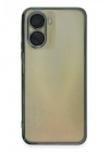 Mey İthalat®  Vivo Y16 Kılıf  Lensli Silikon - Yeşil