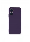 Mey İthalat®  Vivo Y16 Kılıf Nano içi Kadife Silikon - Mor