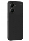 Mey İthalat®  Vivo Y18 Kılıf Auto Focus Karbon Kapak - Siyah