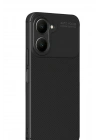Mey İthalat®  Vivo Y18 Kılıf Auto Focus Karbon Kapak - Siyah