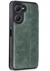 Mey İthalat®  Vivo Y18 Kılıf Flip Cover - Koyu Yeşil