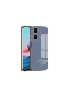 Mey İthalat®  Vivo Y18 Kılıf Volet Silikon - Mavi