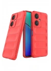 Mey İthalat®  Vivo Y27 Kılıf Optimum Silikon - Kırmızı
