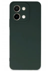 Mey İthalat®  Vivo Y28 Kılıf First Silikon - Koyu Yeşil