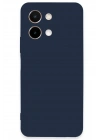 Mey İthalat®  Vivo Y28 Kılıf First Silikon - Lacivert