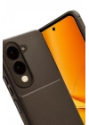 Mey İthalat®  Vivo Y29S Auto Focus Karbon Kapak - Kahverengi