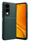 Mey İthalat®  Vivo Y29S Auto Focus Karbon Kapak - Koyu Yeşil