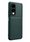 Mey İthalat®  Vivo Y29S Auto Focus Karbon Kapak - Koyu Yeşil