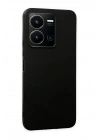 Mey İthalat®  Vivo Y35 Kılıf First Silikon - Siyah