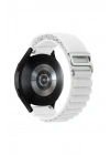 Mey İthalat®  Watch 20mm KR410 Kumaş Kordon - Beyaz