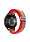 Mey İthalat®  Watch 20mm KR410 Kumaş Kordon - Gökkuşağı 1