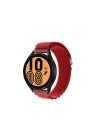 Mey İthalat®  Watch 20mm KR410 Kumaş Kordon - Kırmızı