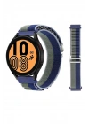 Mey İthalat®  Watch 20mm KR410 Kumaş Kordon - Lacivert-Yeşil