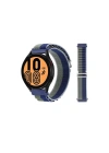 Mey İthalat®  Watch 20mm KR410 Kumaş Kordon - Lacivert-Yeşil