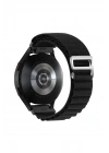 Mey İthalat®  Watch 20mm KR410 Kumaş Kordon - Siyah