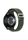Mey İthalat®  Watch 20mm KR410 Kumaş Kordon - Yeşil