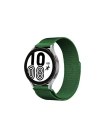 Mey İthalat®  Watch 20mm Metal Mıknatıslı Kordon - Haki Yeşil