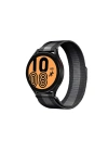 Mey İthalat®  Watch 20mm Metal Mıknatıslı Kordon - Siyah-Beyaz