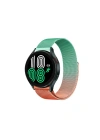 Mey İthalat®  Watch 20mm Metal Mıknatıslı Kordon - Turuncu-Yeşil