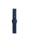 Mey İthalat®  Watch 20mm Spor Delikli Kordon - Lacivert-Siyah