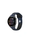 Mey İthalat®  Watch 20mm Spor Delikli Kordon - Lacivert-Siyah