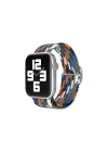 Mey İthalat®  Watch 20mm Star Kordon - Gri-Turuncu