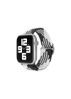 Mey İthalat®  Watch 20mm Star Kordon - Siyah-Beyaz