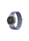 Mey İthalat®  Watch 22mm Hasırlı Cırtcırtlı Kordon - Mavi