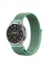 Mey İthalat®  Watch 22mm Hasırlı Cırtcırtlı Kordon - Turkuaz1