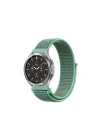 Mey İthalat®  Watch 22mm Hasırlı Cırtcırtlı Kordon - Turkuaz1