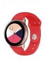 Mey İthalat®  Watch 22mm Klasik Kordon - Kırmızı