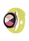 Mey İthalat®  Watch 22mm Klasik Kordon - Sarı