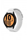 Mey İthalat®  Watch 22mm KR410 Kumaş Kordon - Beyaz