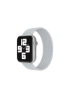 Mey İthalat®   Watch 38mm Ayarlı Solo Silikon Kordon - Beyaz