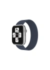 Mey İthalat®   Watch 38mm Ayarlı Solo Silikon Kordon - Lacivert