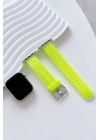Mey İthalat®  Watch 38mm Jelly Silikon Kordon - Yeşil