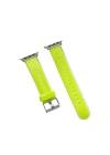 Mey İthalat®  Watch 38mm Jelly Silikon Kordon - Yeşil