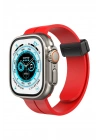 Mey İthalat®   Watch 38mm KR412 Elegance Stylısh Kordon - Kırmızı