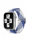Mey İthalat®   Watch 38mm Star Kordon - Mavi-Beyaz