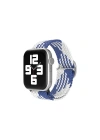 Mey İthalat®   Watch 38mm Star Kordon - Mavi-Beyaz