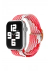 Mey İthalat®   Watch 38mm Star Kordon - Pembe-Kırmızı