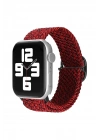 Mey İthalat®   Watch 38mm Star Kordon - Siyah-Bordo
