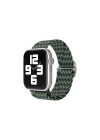 Mey İthalat®   Watch 38mm Star Kordon - Zigzag Yeşil-Siyah