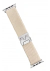Mey İthalat®   Watch 42mm Forest Kumaş Kordon - Krem