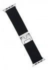 Mey İthalat®   Watch 42mm Forest Kumaş Kordon - Siyah