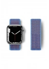 Mey İthalat®   Watch 42mm Hasırlı Cırtcırtlı Kordon - Mor