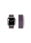 Mey İthalat®   Watch 42mm Hasırlı Cırtcırtlı Kordon - Pembe